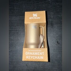Stanley Gold Ornament Keychain